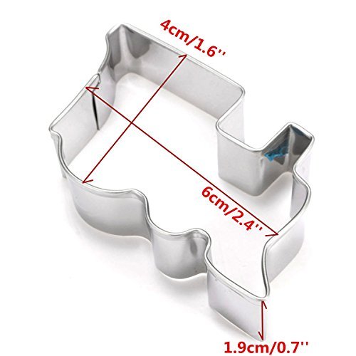 Train Shape Cake Cookie Cutter Cake Sugarcraft Biscuit Pastry Mold Baking Tools Stainless Steel shopping N7