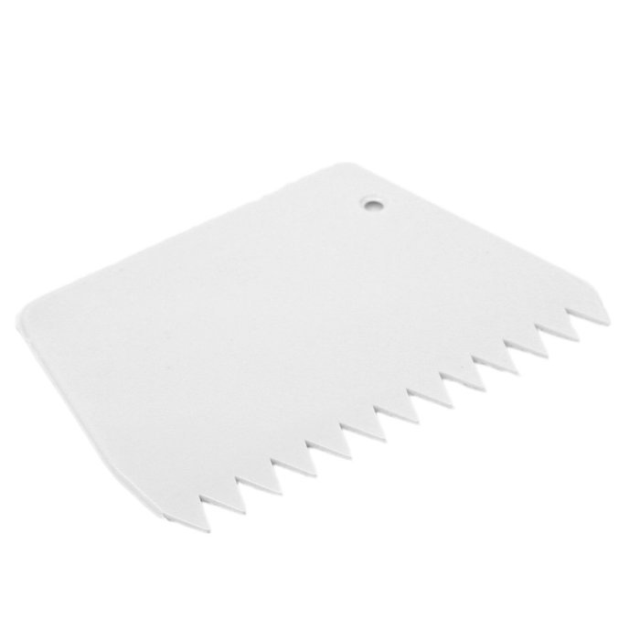 DUFUSTORE Trapezoidal Shape Plastic Scraper Cutter Cake Mould Triangle
