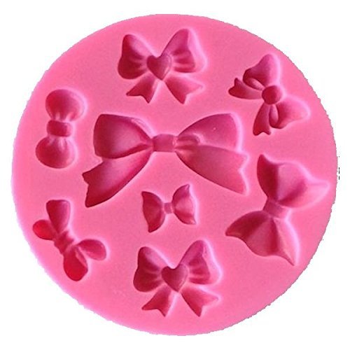 Bows Assortment 8 Cavity Silicone Mold for Fondant, Gum Paste, Chocolate N2