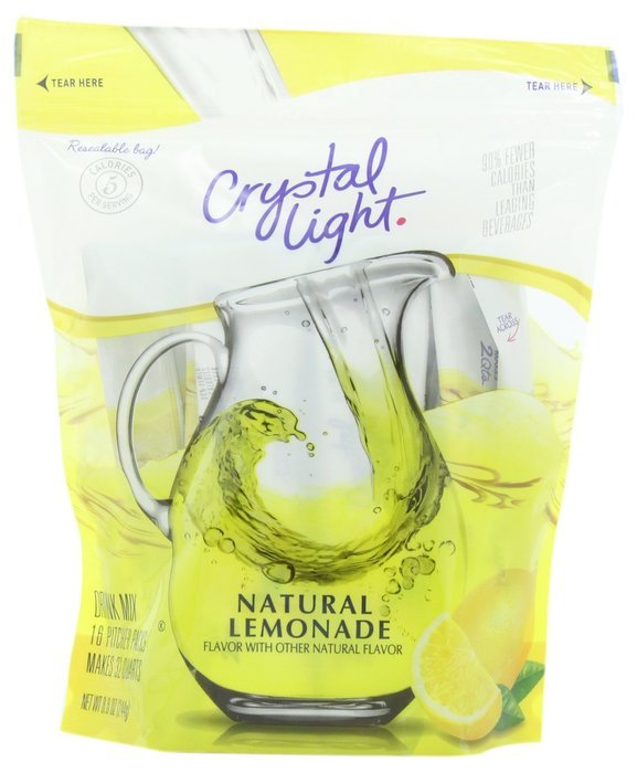 Crystal Light Ice Tea, Natural Lemon, 16 Count N4