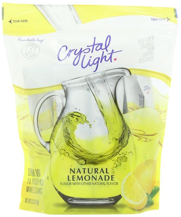 Crystal Light Ice Tea, Natural Lemon, 16 Count N5