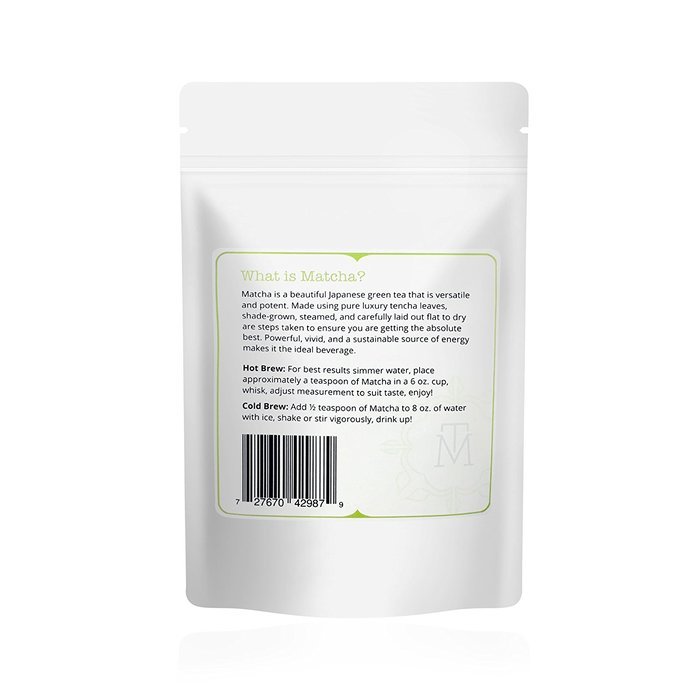 Tea-Mill Matcha Organic Japanese Green Tea Powder (100% USDA and JAS Certified), Blueberry N6
