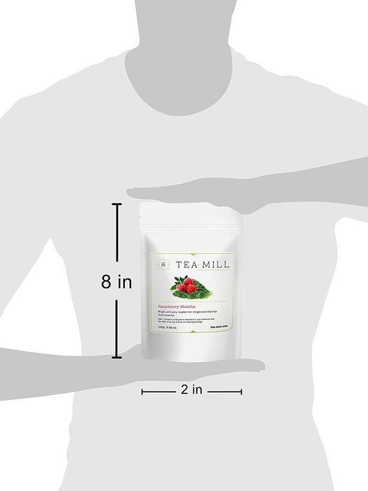 Tea-Mill Matcha Organic Japanese Green Tea Powder (100% USDA and JAS Certified), Blueberry N14