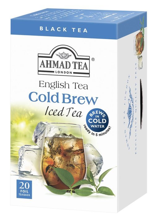 Ahmad Tea Cold Brew Iced Tea, English, 20 Count (Pack of 6)