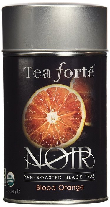 Tea Forte Noir BLOOD ORANGE Organic Loose Leaf Black Tea, 2.82 Ounce Tea Tin