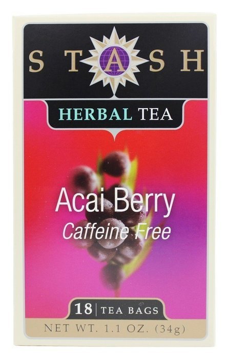Stash Tea - Premium Caffeine Free Herbal Tea Acai Berry - 18 Tea Bags N2