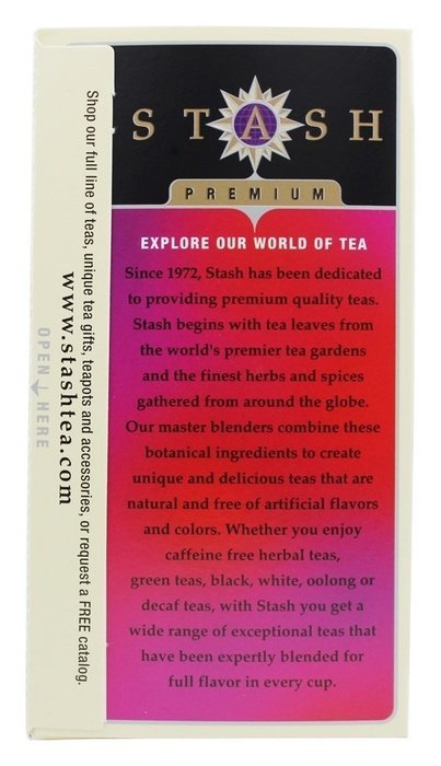 Stash Tea - Premium Caffeine Free Herbal Tea Acai Berry - 18 Tea Bags N4