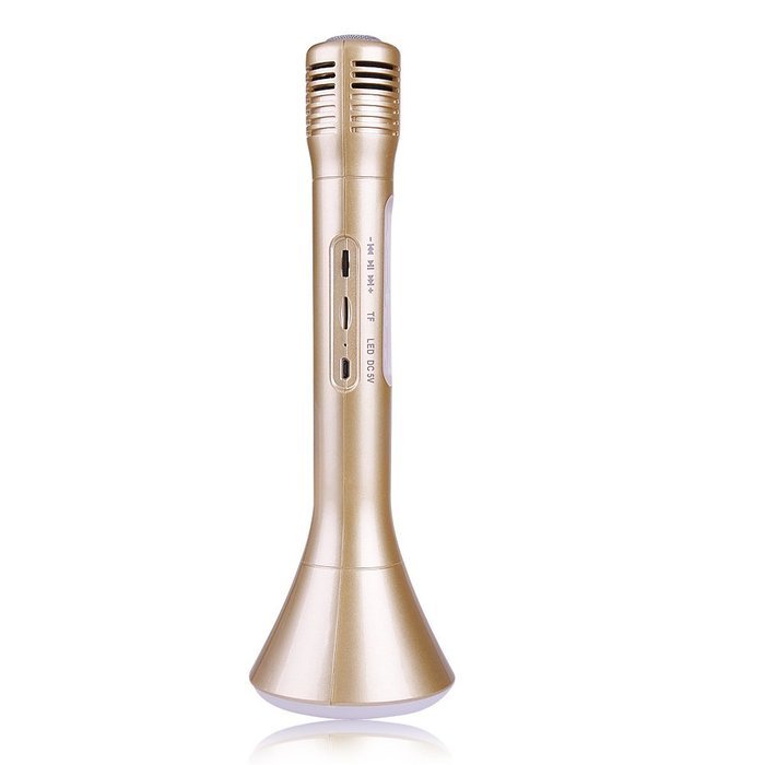 INHDBOX Mobile Wireless Microphone-Colorful Music Light ,Wireless Bluetooth Karaoke Player Microphone Speaker... N2