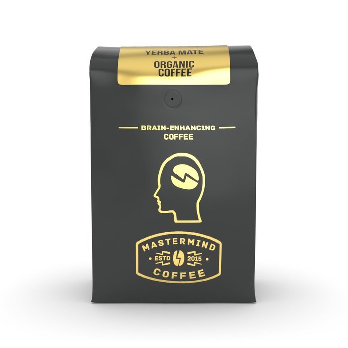 Hyperfocus - Brain Enhancing Nootropic Coffee, 100% Organic Whole Bean Coffee with Yerba Mate for Drip - Boosts... N3