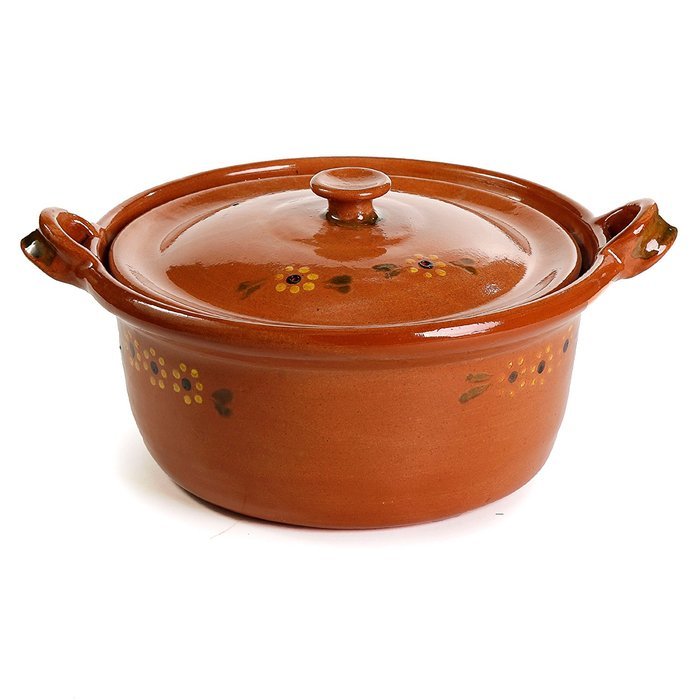 Mexican Cazuela - Medium, Lidded - Lead Free