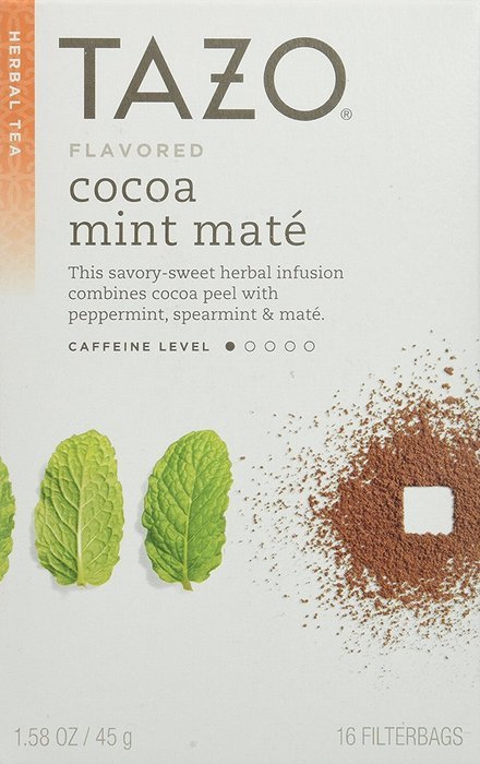 TAZO TEA MATE COCOA MINT, 16 BG