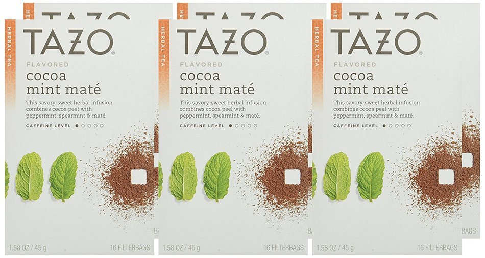 TAZO TEA MATE COCOA MINT, 16 BG N2