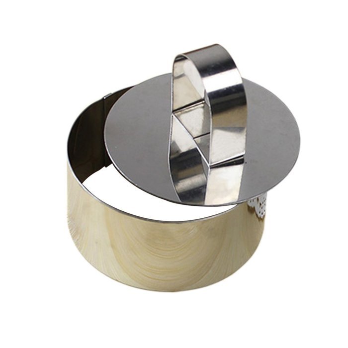 Mousse Cake Molds for Desserts Making ,Stainless Steel Cake Mousses Cutters , Egg Mousse Ring Cookie Cutter Pastry... N13