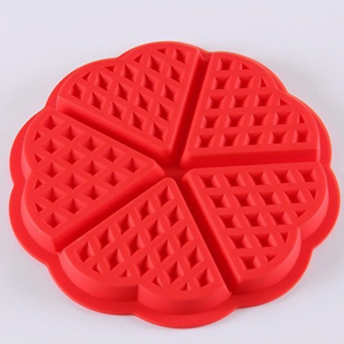 Heart Love Shape Silicone Waffle Mold Mould Cake Baking Mold shopping