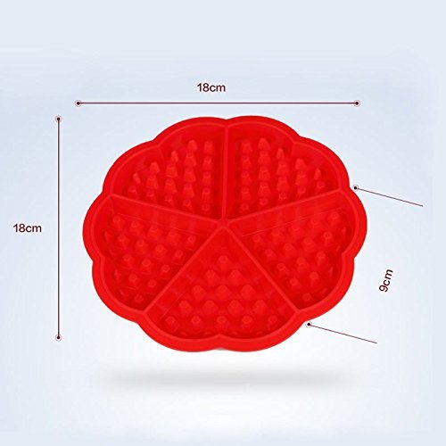 Heart Love Shape Silicone Waffle Mold Mould Cake Baking Mold shopping N2