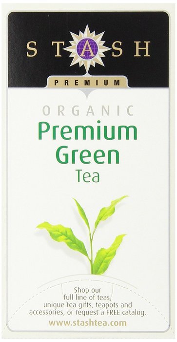 Stash Tea Organic Earl Grey Black and Green Tea, 18 Count Tea Bags in Foil (Pack of 6) N44