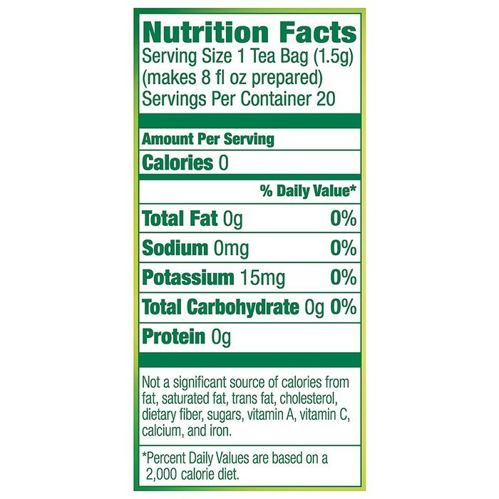 Lipton Green Tea, 100 Percent Natural 100 ct N35