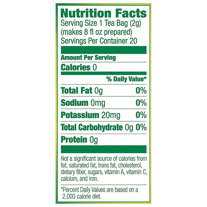Lipton Green Tea, 100 Percent Natural 100 ct N63