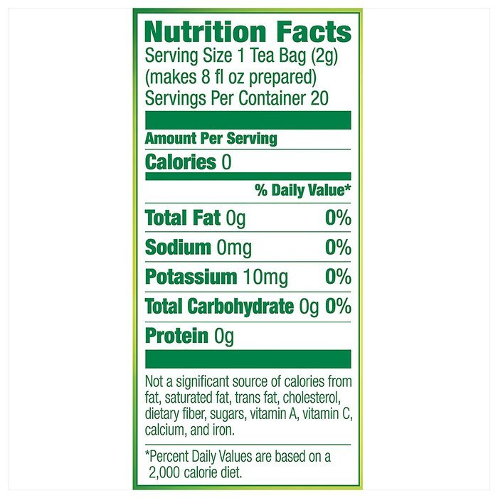 Lipton Green Tea, 100 Percent Natural 100 ct N81