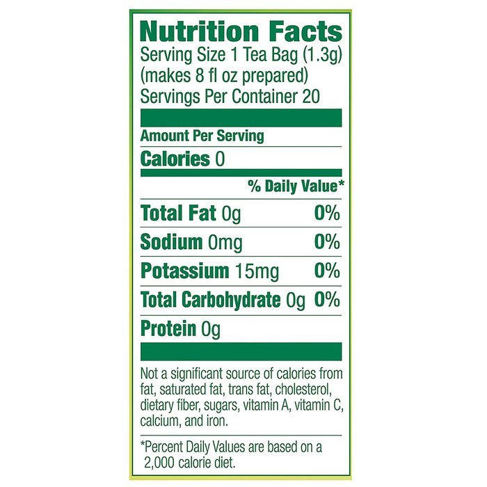 Lipton Green Tea, 100 Percent Natural 100 ct N106