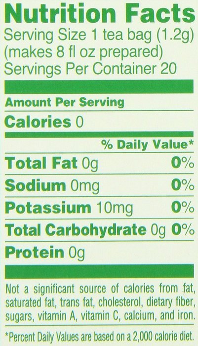 Lipton Green Tea, 100 Percent Natural 100 ct N124