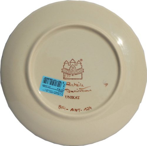 Polish Pottery Dessert Plate 7.5 Inch N3