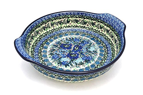 Polish Pottery Baker - Round with Grips - Large - Unikat Signature U4520
