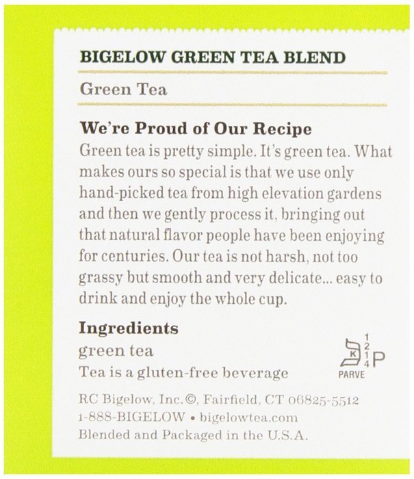 Bigelow Tea Green Tea, 20 ct