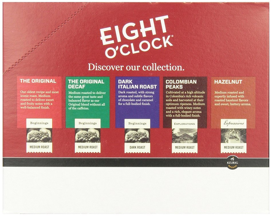 Eight O'Clock Coffee Original Coffee Beans, 24 Count N2