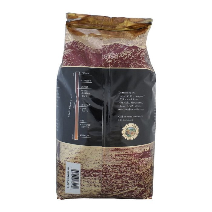 Royal Kona Coffee Vanilla Macadamia Nut 10% Kona Coffee (Ground) - 2.5 Pound Bag N2