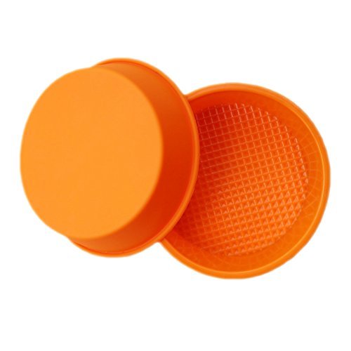 Round Silicone Cake Mold Pan （12cm Round - Colors May Vary） N2