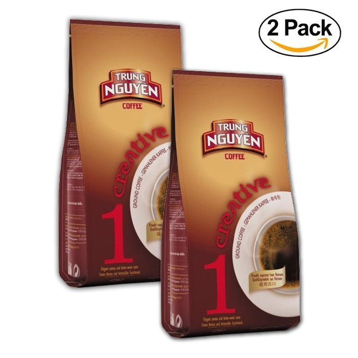 2 Pack Value Trung Nguyen Creative 1 Ground Coffee