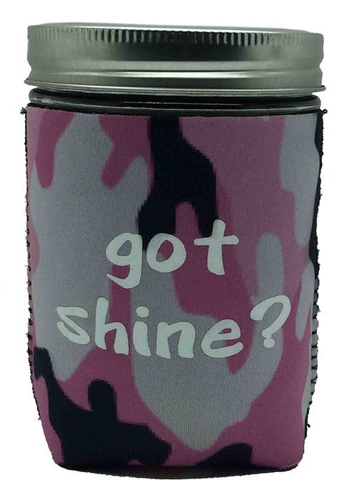 Jar-z GotMoonshineBCamoQ Mason Jar Jacket, 1 quart, Basic Camo N12