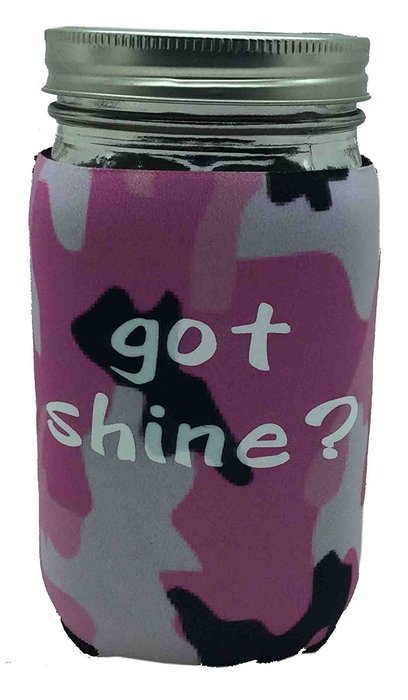 Jar-z GotMoonshineBCamoQ Mason Jar Jacket, 1 quart, Basic Camo N13