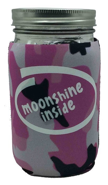 Jar-z GotMoonshineBCamoQ Mason Jar Jacket, 1 quart, Basic Camo N18