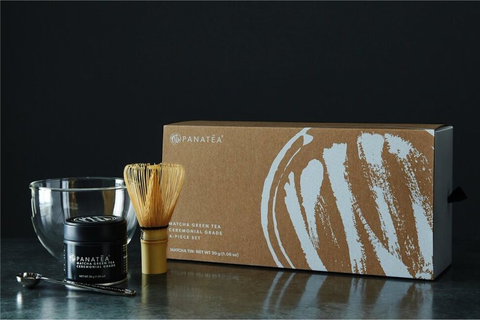 PANATEA Ceremonial Grade Matcha Green Tea Set 100% Pure Japanese Matcha - Includes 30 Gram Matcha Tin (1 Month... N2