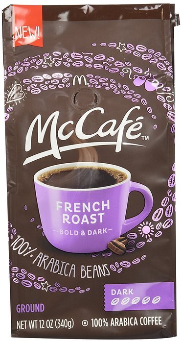 McCafe Coffee Ground Coffee, French Dark Roast, 12 Ounce (Pack of 6)