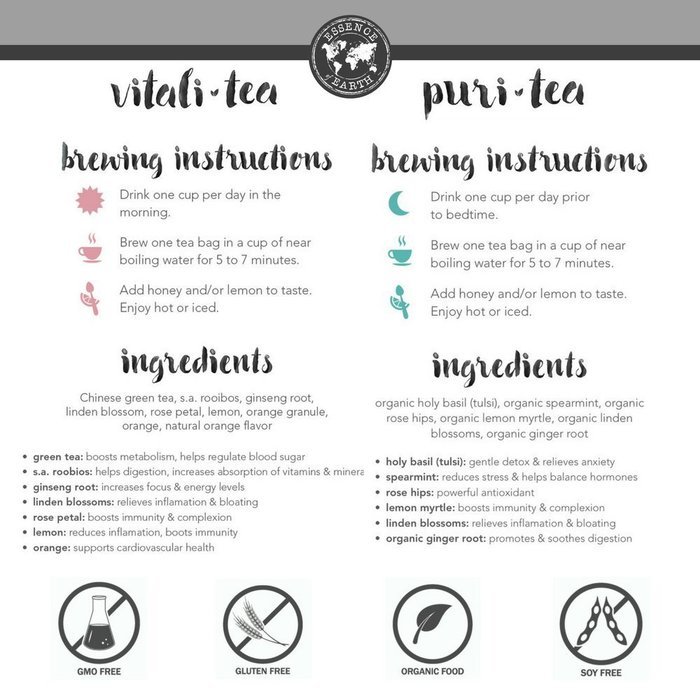 Weight Loss Tea From Essence Of Earth. This Detox Cleanse Will Naturally Burn Stubborn Fat, Suppress Appetite,... N7