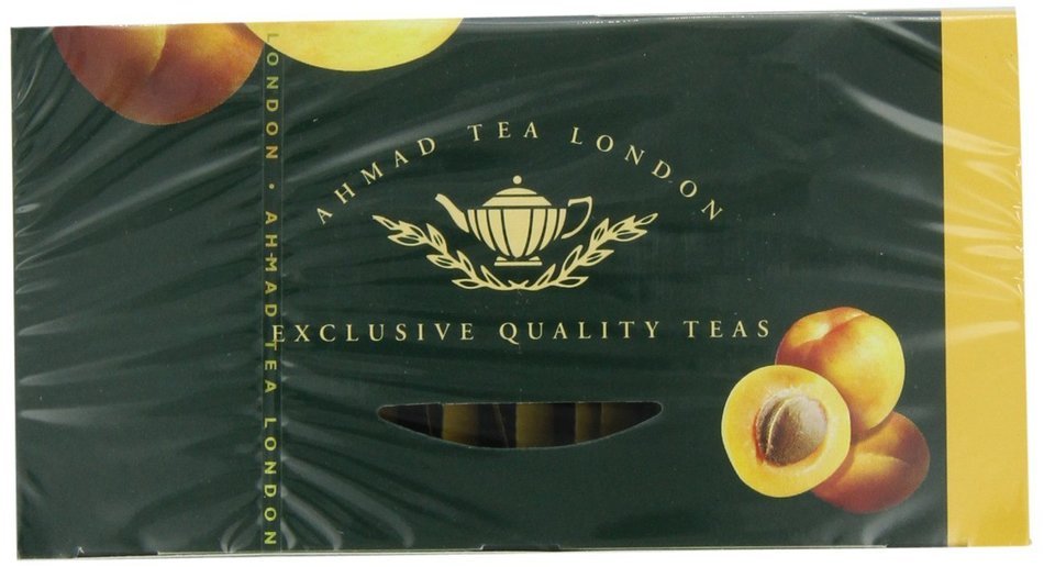 Ahmad Tea Apricot Sunrise Black Tea, 20 Tea Bags Boxes (Pack of 6) N4
