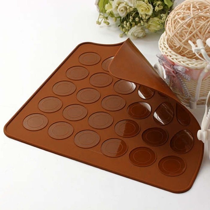 Silicone Pastry Muffin Cake Macaron Oven Baking Mould Mold Sheet Mat Coffee N3