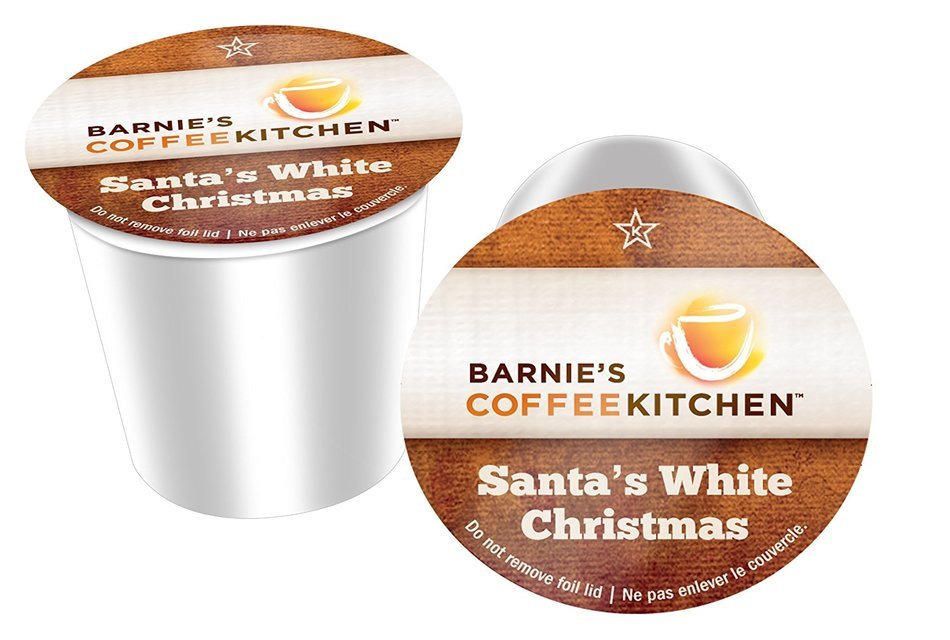 Barnie's Coffee Kitchen, Santa's White Chistmas, K-cups for Keurig Brewers (96 Ct.) N2