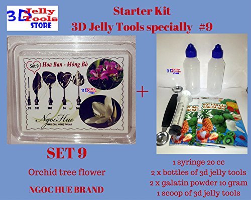 Starter Kit 3D Jelly Tools specially Type 9 - Orchid tree flower