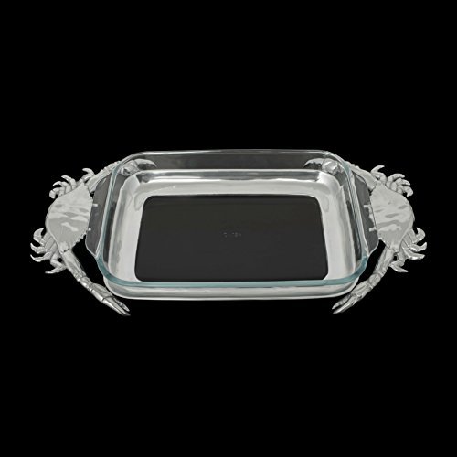 Arthur Court Crab 3-quart Casserole W/pyrex