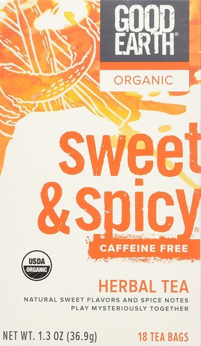 Good Earth Organic Sweet & Spicy Herbal Tea 18 Bags(3 Pack)