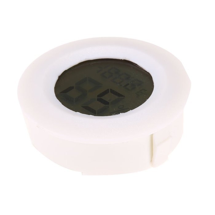 Chinatera New LCD Round Digital Thermometer Hygrometer Temperature Humidity Meter (Black) N18