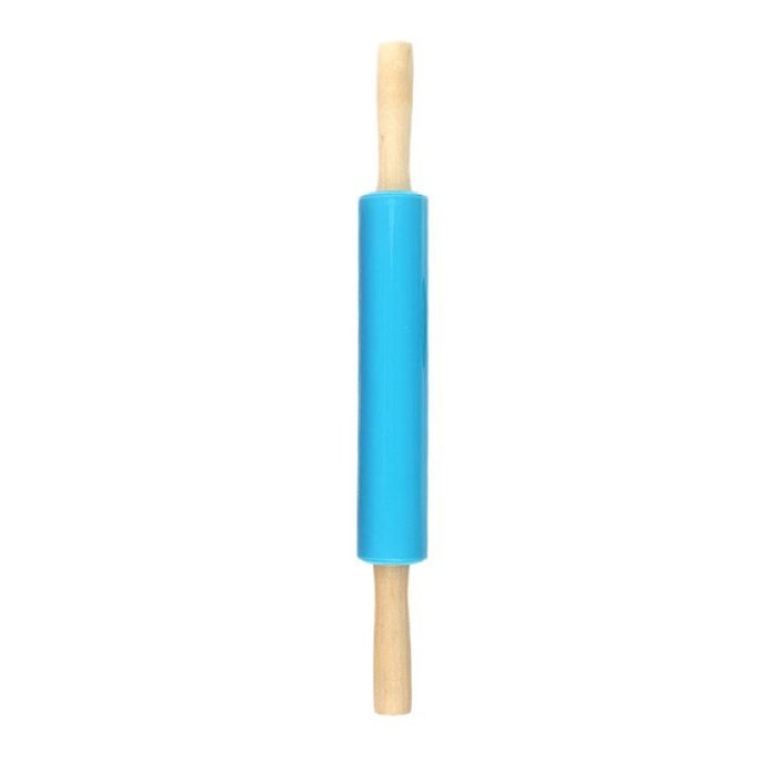 Lowpricenice Cake Sweet Paste Stick Rolling Pin Baking Tools Sugarcoat Mold Tools (Bule)