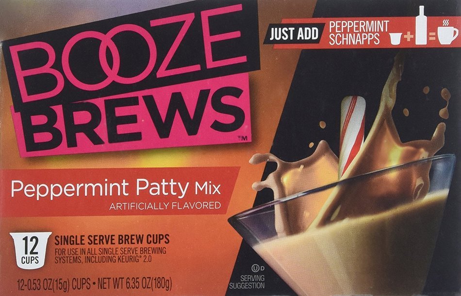 Booze Brews Hot Buttered Rum, 12 Count (Compatible with 2.0 Keurig Brewers) N5