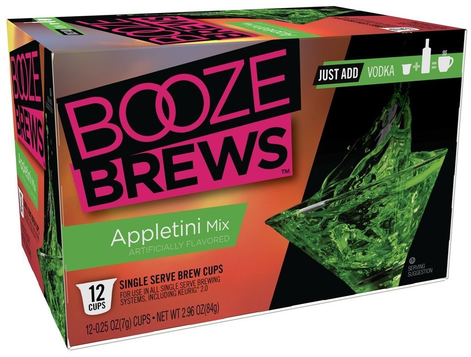 Booze Brews Hot Buttered Rum, 12 Count (Compatible with 2.0 Keurig Brewers) N11