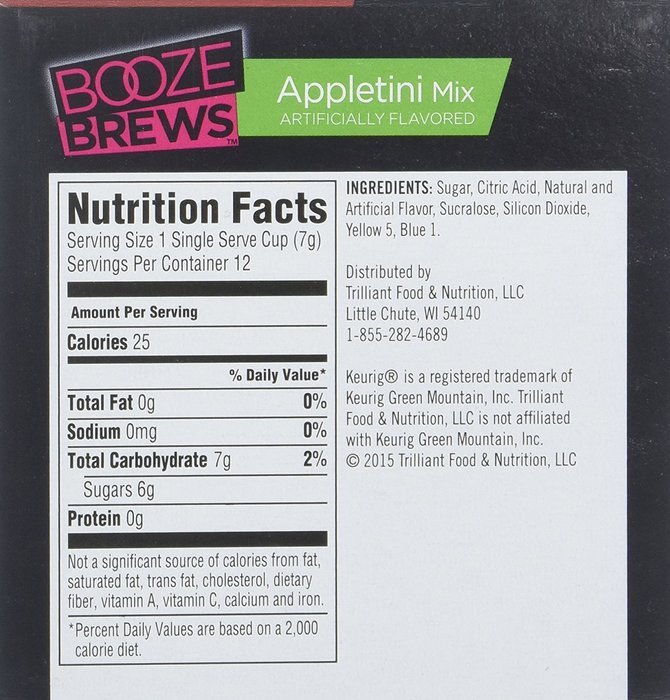 Booze Brews Hot Buttered Rum, 12 Count (Compatible with 2.0 Keurig Brewers) N14