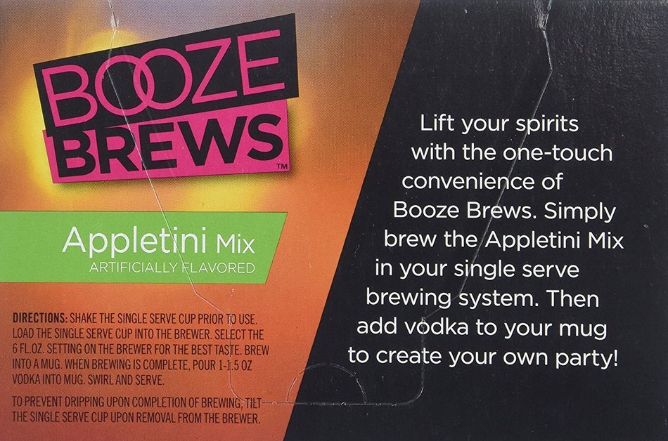 Booze Brews Hot Buttered Rum, 12 Count (Compatible with 2.0 Keurig Brewers) N15